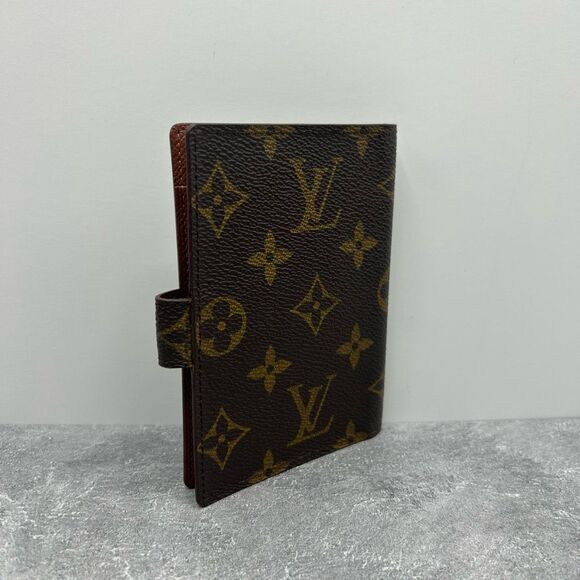 Louis Vuitton Monogram Etui Palm Cover Dark Brown Coated Canvas - Picture 4 of 16